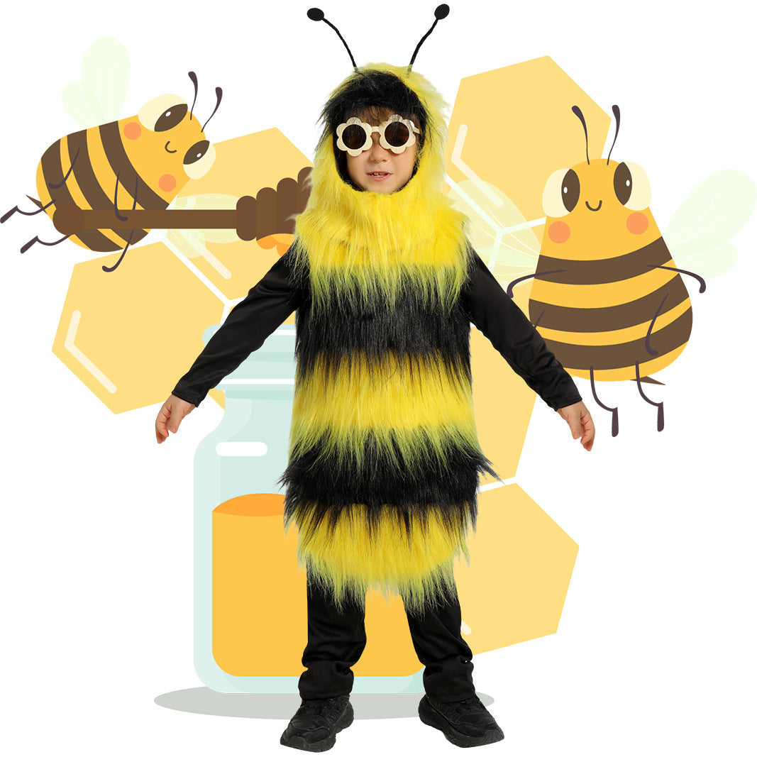 Children’s Halloween Bee Costume – Kids Animal Cosplay Outfit