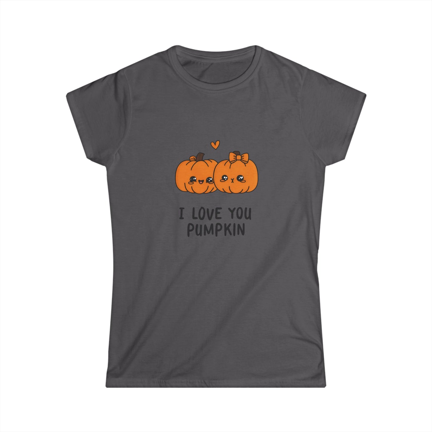 I Love You Pumpkin Women's Softstyle Cute Couples Tee