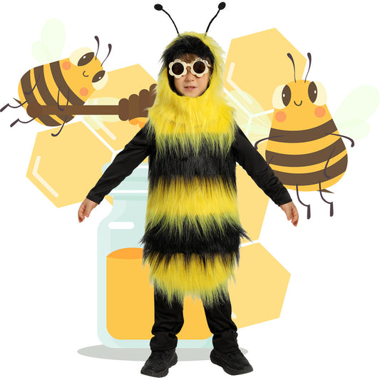 Children’s Halloween Bee Costume – Kids Animal Cosplay Outfit