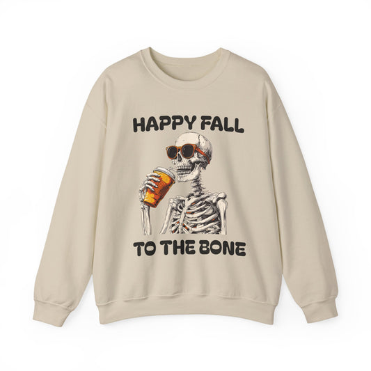 Happy Fall Skeleton Crewneck Sweatshirt, Halloween Apparel, Fall Fashion, Unisex Cozy Sweatshirt, Gift for Pumpkin Lovers, Spooky [...]