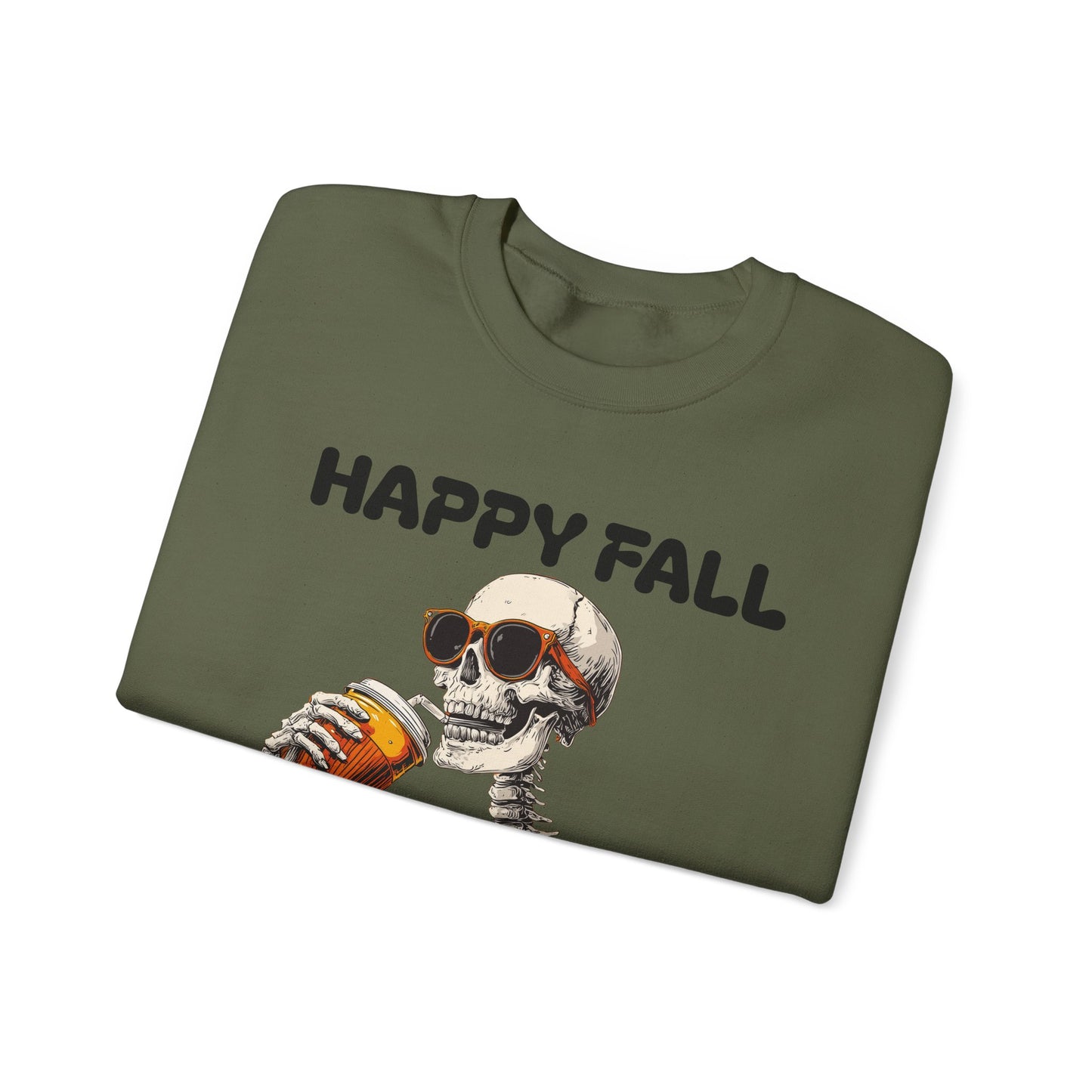 Happy Fall Skeleton Crewneck Sweatshirt, Halloween Apparel, Fall Fashion, Unisex Cozy Sweatshirt, Gift for Pumpkin Lovers, Spooky [...]