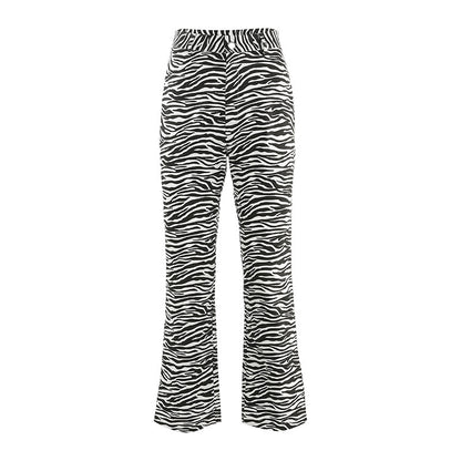 Casual Cow Pattern Pants