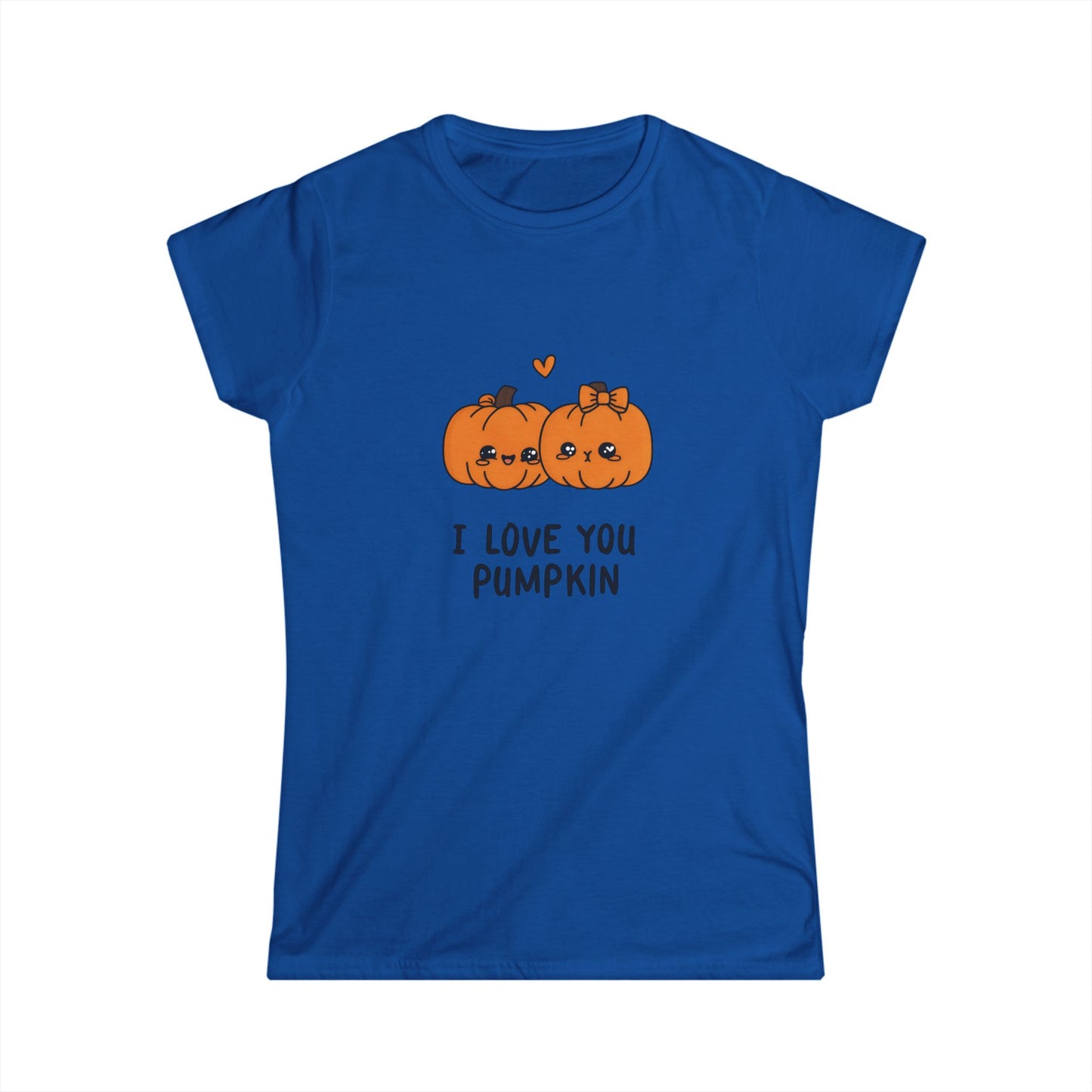I Love You Pumpkin Women's Softstyle Cute Couples Tee
