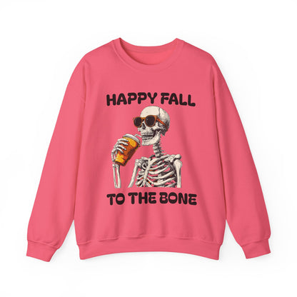 Happy Fall Skeleton Crewneck Sweatshirt, Halloween Apparel, Fall Fashion, Unisex Cozy Sweatshirt, Gift for Pumpkin Lovers, Spooky [...]