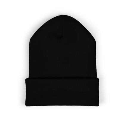 Cozy Embroidered Cuffed Beanie - Warm Winter Hat, Unisex Knit Cap, Cute Fall Fashion, Gift for Nature Lovers, Casual Everyday Wear