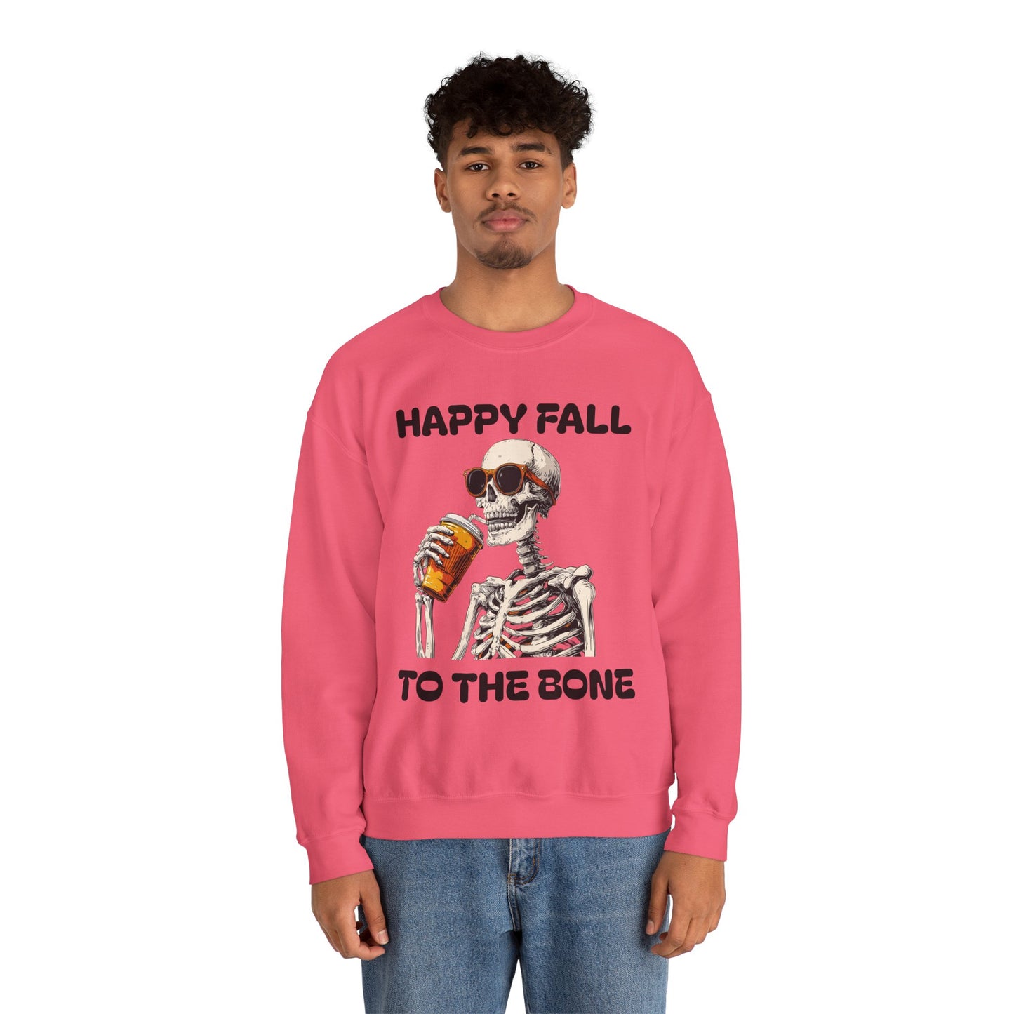 Happy Fall Skeleton Crewneck Sweatshirt, Halloween Apparel, Fall Fashion, Unisex Cozy Sweatshirt, Gift for Pumpkin Lovers, Spooky [...]