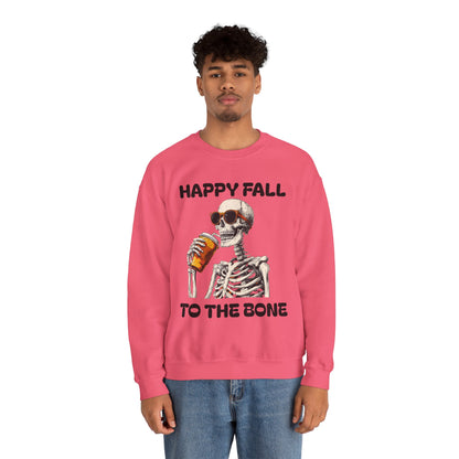 Happy Fall Skeleton Crewneck Sweatshirt, Halloween Apparel, Fall Fashion, Unisex Cozy Sweatshirt, Gift for Pumpkin Lovers, Spooky [...]