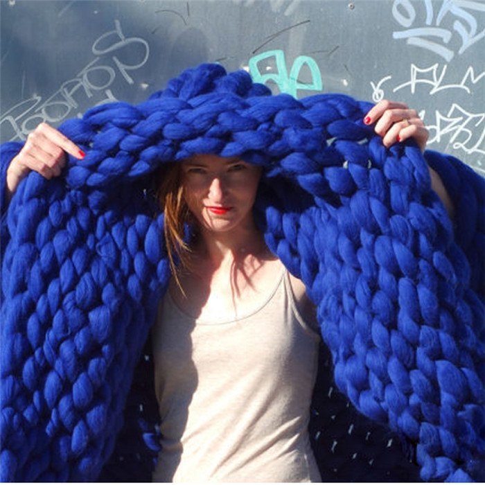 Cozy Feeling Knit Blanket