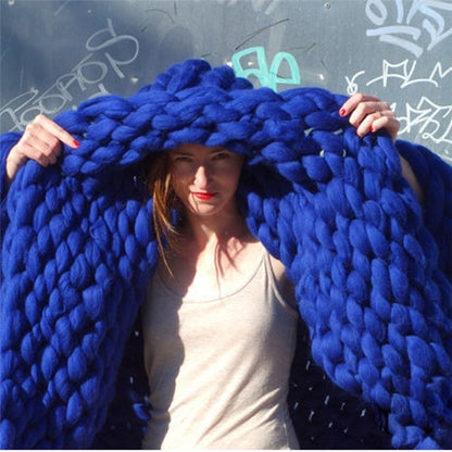 Cozy Feeling Knit Blanket