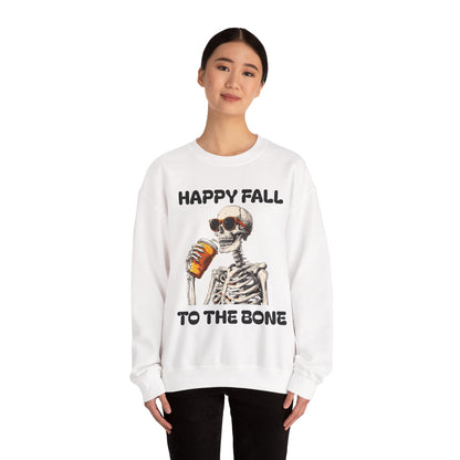 Happy Fall Skeleton Crewneck Sweatshirt, Halloween Apparel, Fall Fashion, Unisex Cozy Sweatshirt, Gift for Pumpkin Lovers, Spooky [...]