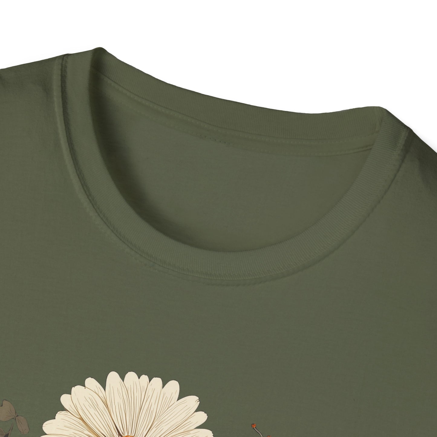 Autumn Harvest Floral Pumpkin Unisex T-Shirt