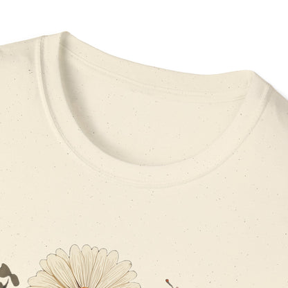 Autumn Harvest Floral Pumpkin Unisex T-Shirt