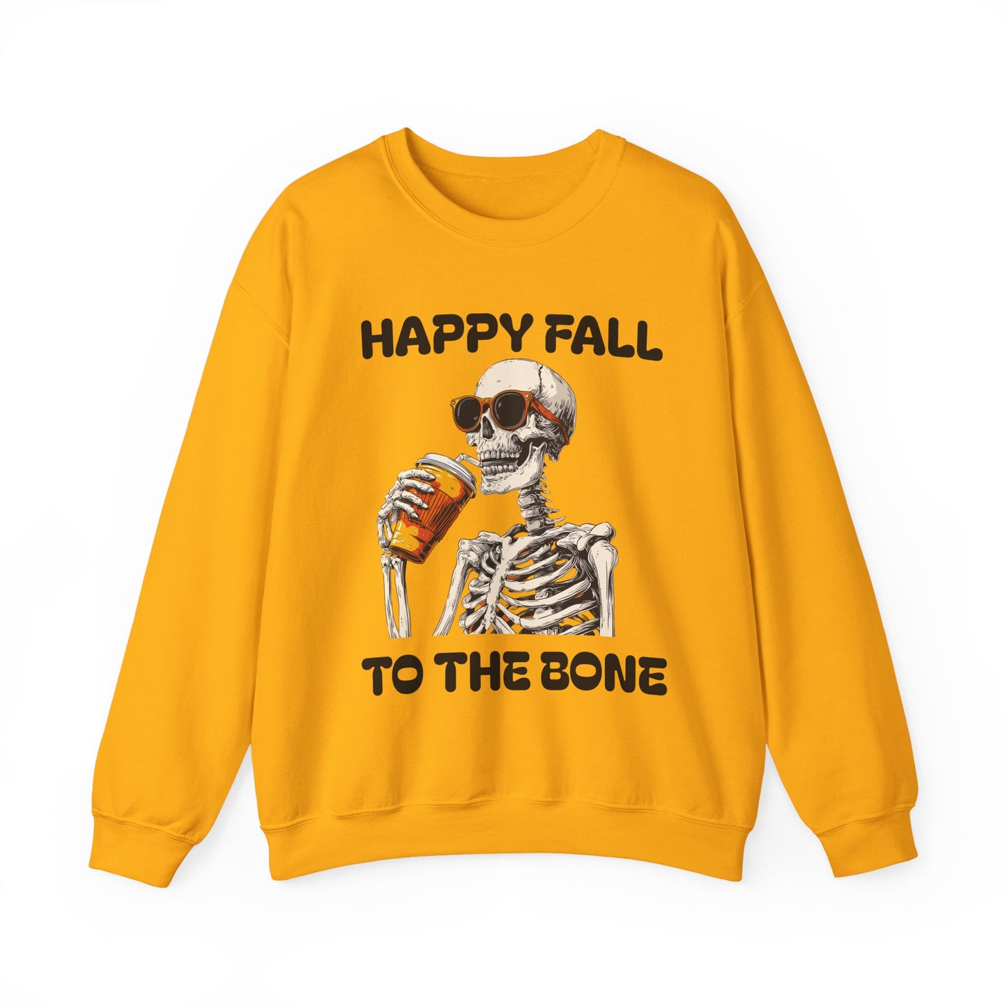 Happy Fall Skeleton Crewneck Sweatshirt, Halloween Apparel, Fall Fashion, Unisex Cozy Sweatshirt, Gift for Pumpkin Lovers, Spooky [...]