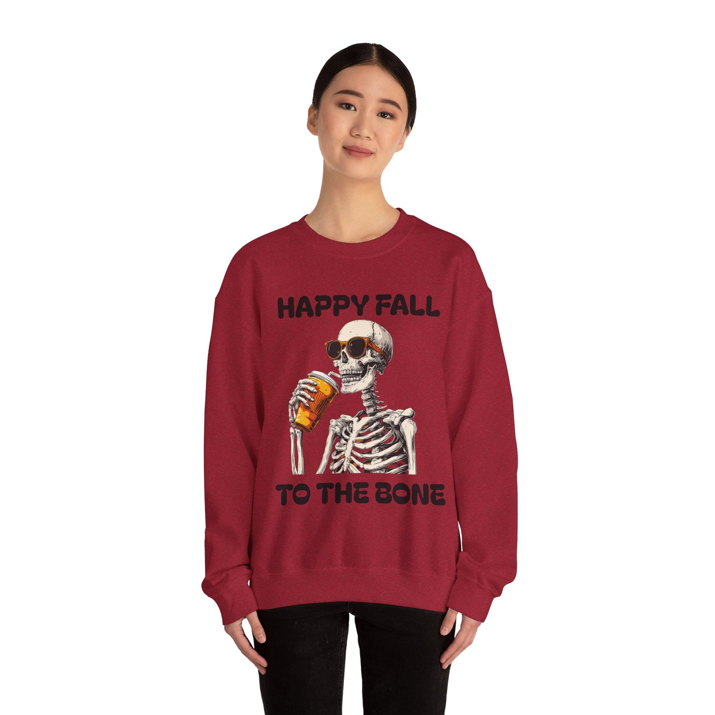 Happy Fall Skeleton Crewneck Sweatshirt, Halloween Apparel, Fall Fashion, Unisex Cozy Sweatshirt, Gift for Pumpkin Lovers, Spooky [...]