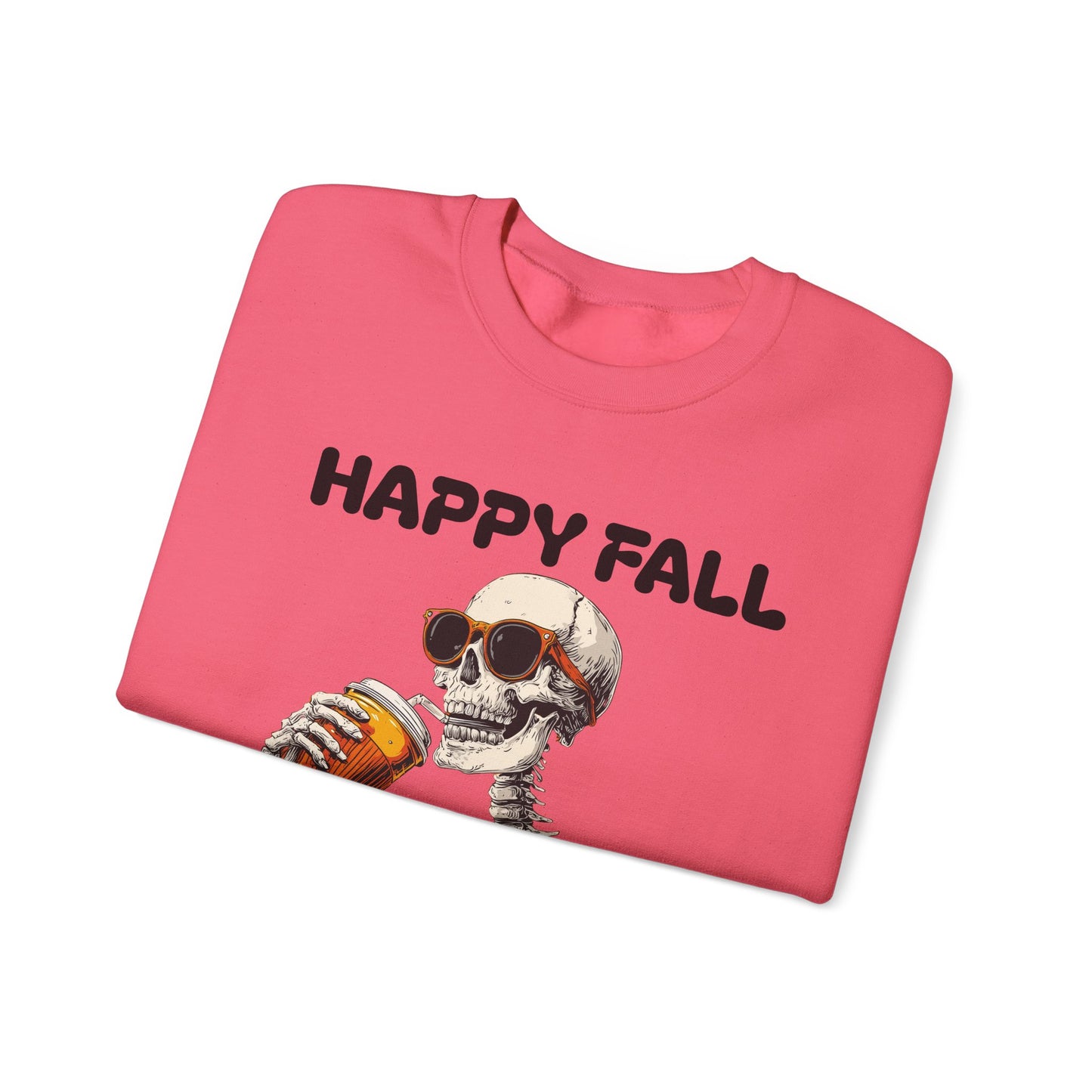 Happy Fall Skeleton Crewneck Sweatshirt, Halloween Apparel, Fall Fashion, Unisex Cozy Sweatshirt, Gift for Pumpkin Lovers, Spooky [...]