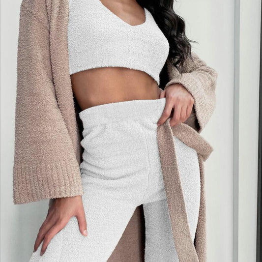 The Cozy Lounge Set – 3pc Fall Pajama & Loungewear Outfit