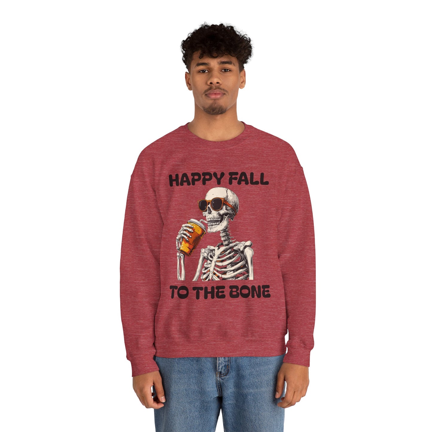 Happy Fall Skeleton Crewneck Sweatshirt, Halloween Apparel, Fall Fashion, Unisex Cozy Sweatshirt, Gift for Pumpkin Lovers, Spooky [...]