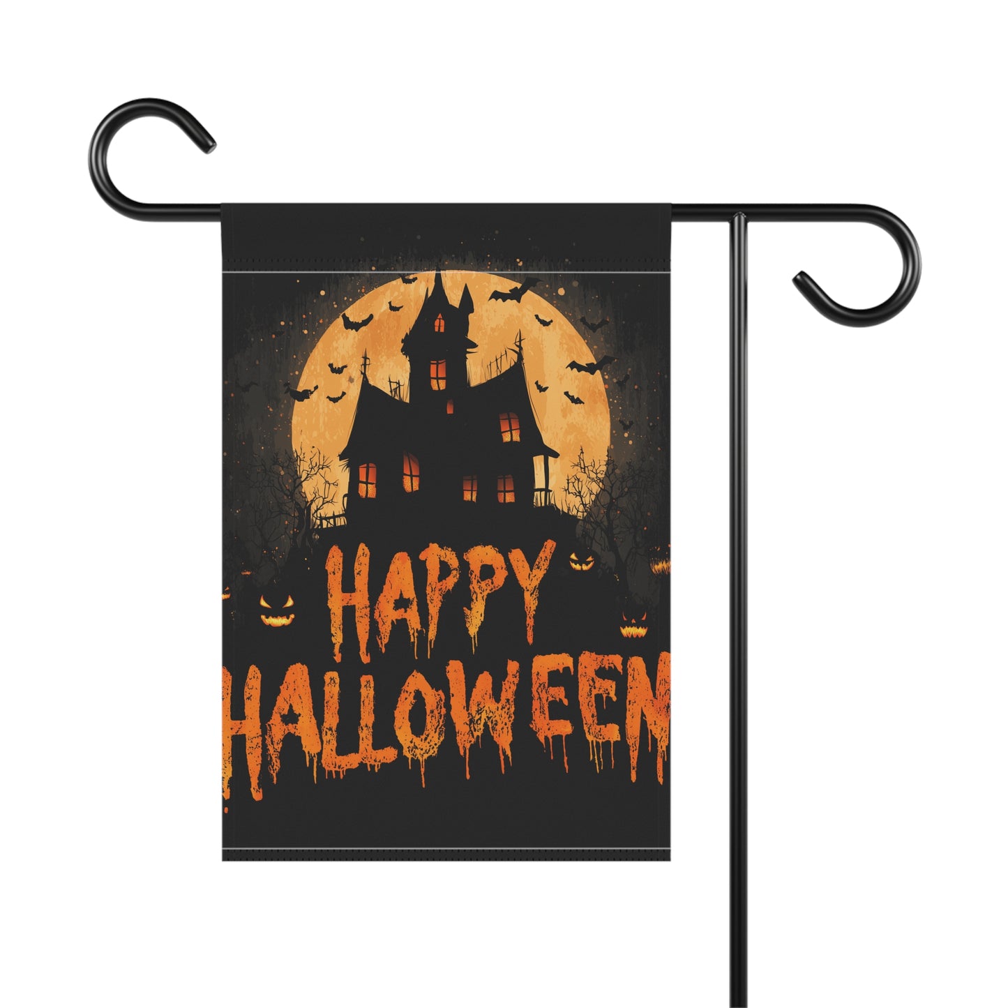 Halloween Garden Banner, Spooky Outdoor Decor, Party & Home Decoration, Yard Sign for Fall Celebrations, Seasonal Greetings