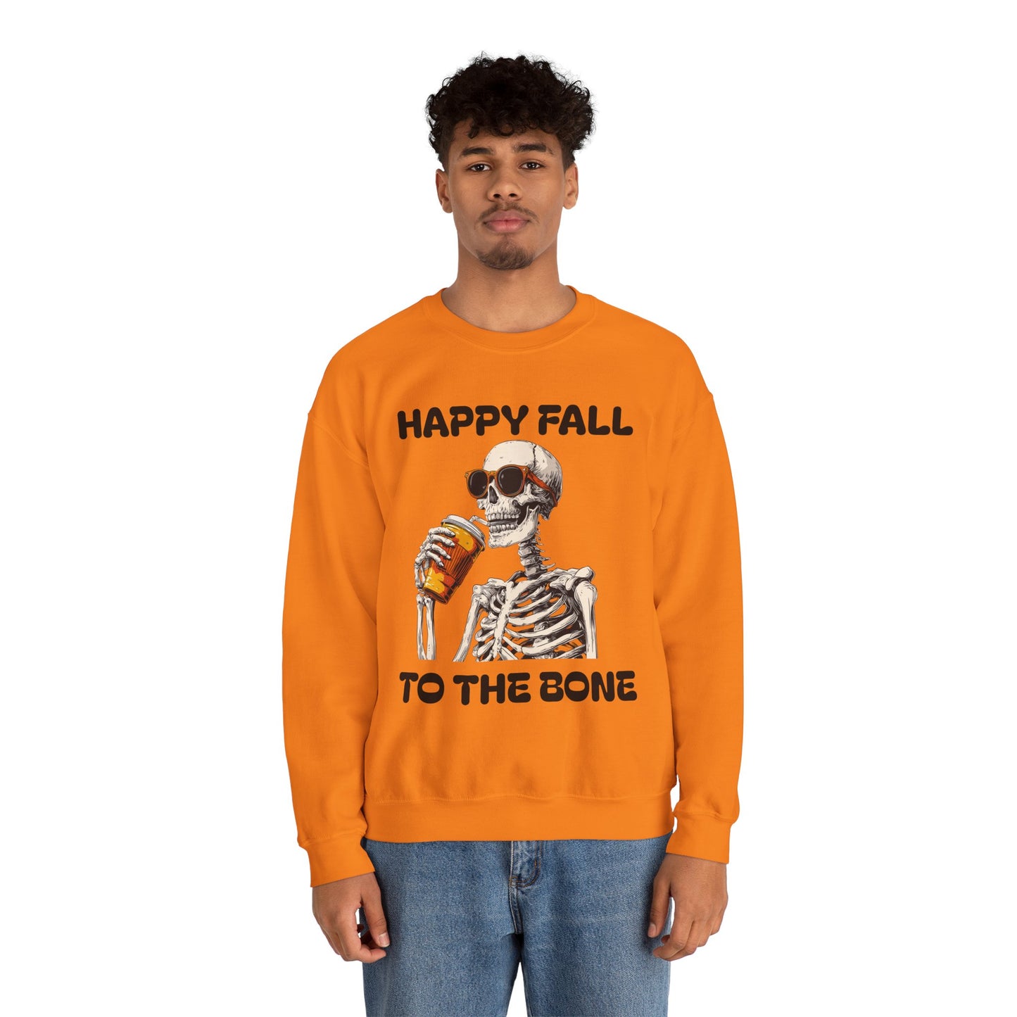 Happy Fall Skeleton Crewneck Sweatshirt, Halloween Apparel, Fall Fashion, Unisex Cozy Sweatshirt, Gift for Pumpkin Lovers, Spooky [...]