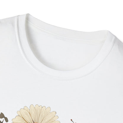 Autumn Harvest Floral Pumpkin Unisex T-Shirt
