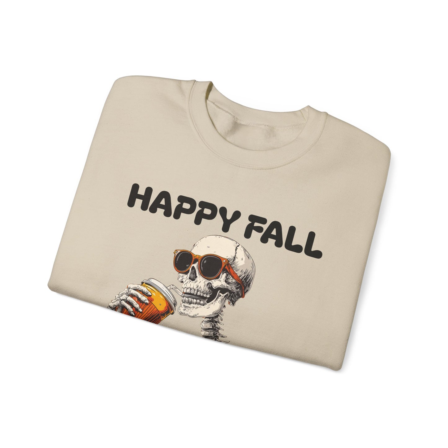 Happy Fall Skeleton Crewneck Sweatshirt, Halloween Apparel, Fall Fashion, Unisex Cozy Sweatshirt, Gift for Pumpkin Lovers, Spooky [...]