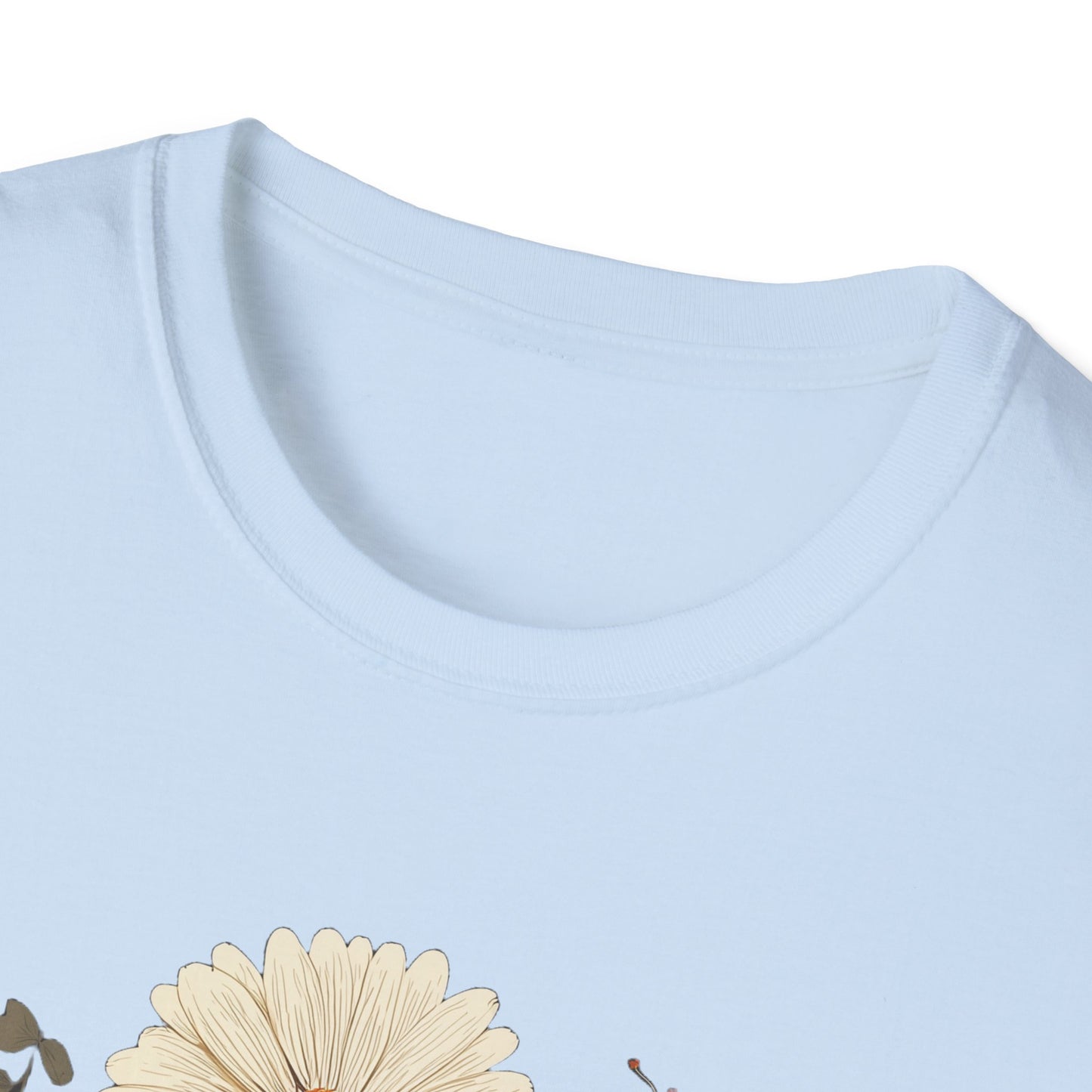 Autumn Harvest Floral Pumpkin Unisex T-Shirt