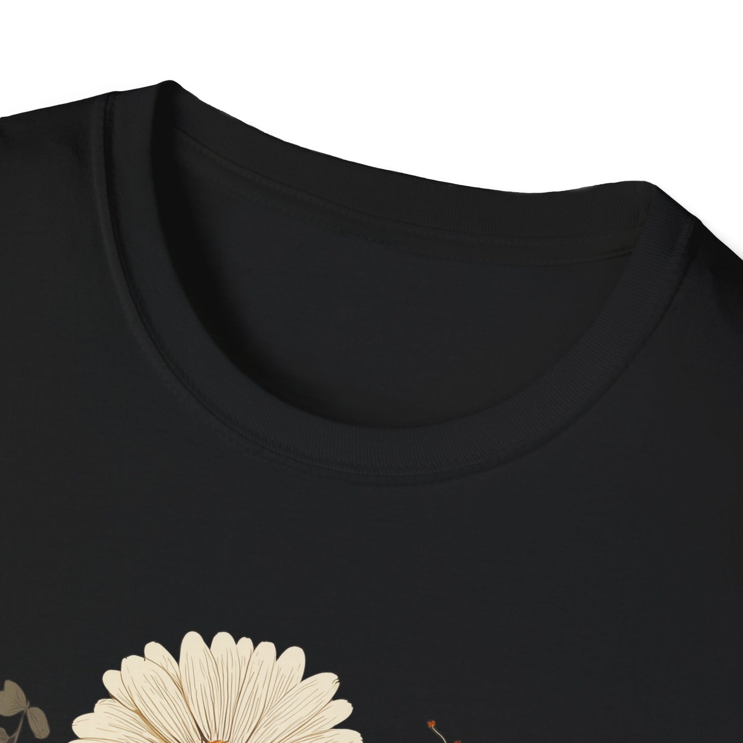 Autumn Harvest Floral Pumpkin Unisex T-Shirt