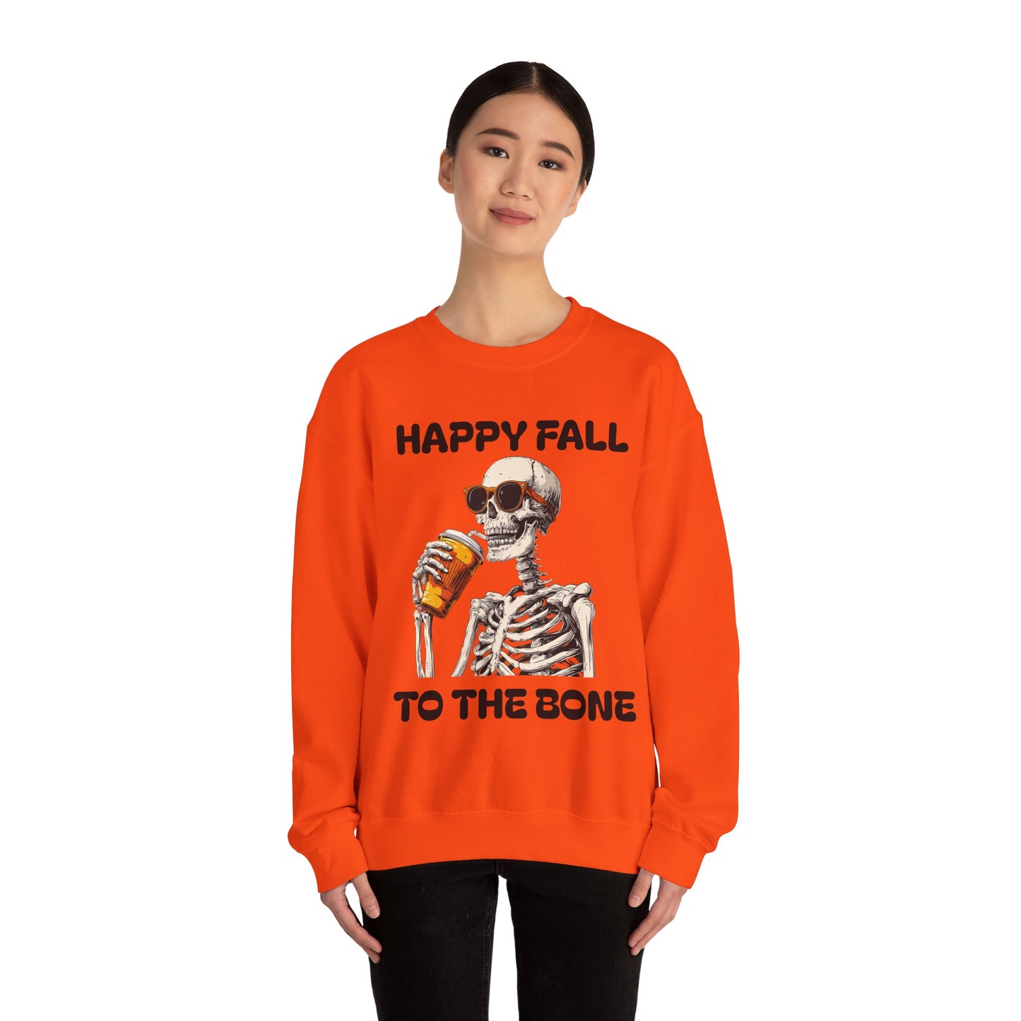 Happy Fall Skeleton Crewneck Sweatshirt, Halloween Apparel, Fall Fashion, Unisex Cozy Sweatshirt, Gift for Pumpkin Lovers, Spooky [...]