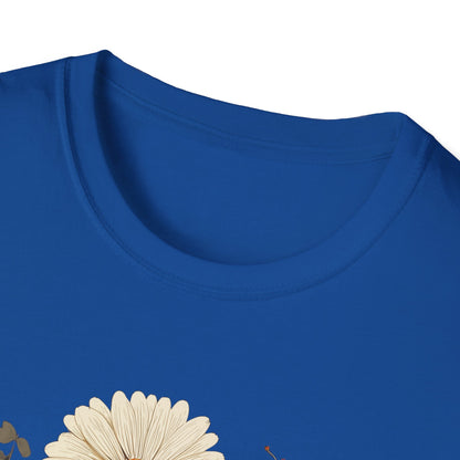 Autumn Harvest Floral Pumpkin Unisex T-Shirt