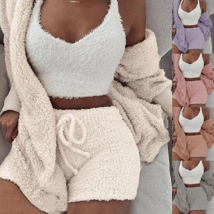 The Cozy Lounge Set – 3pc Fall Pajama & Loungewear Outfit