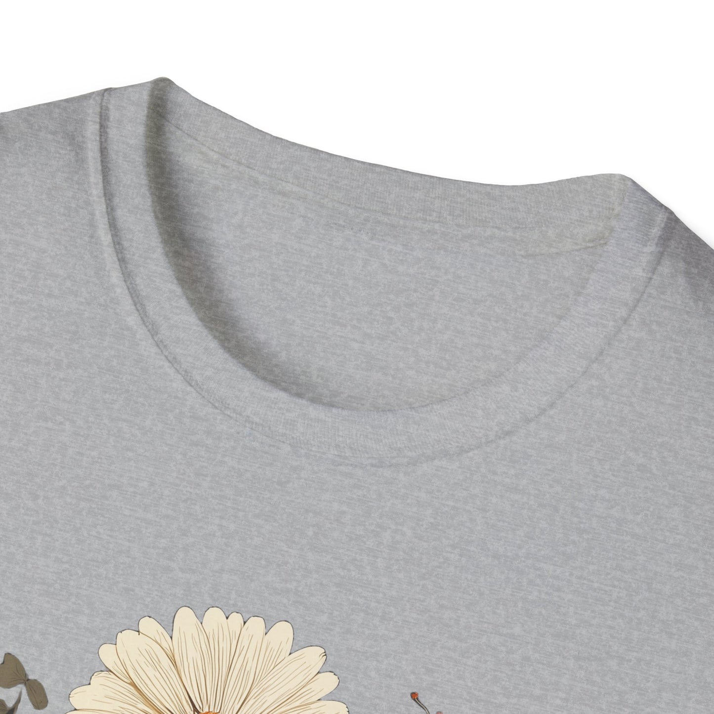 Autumn Harvest Floral Pumpkin Unisex T-Shirt