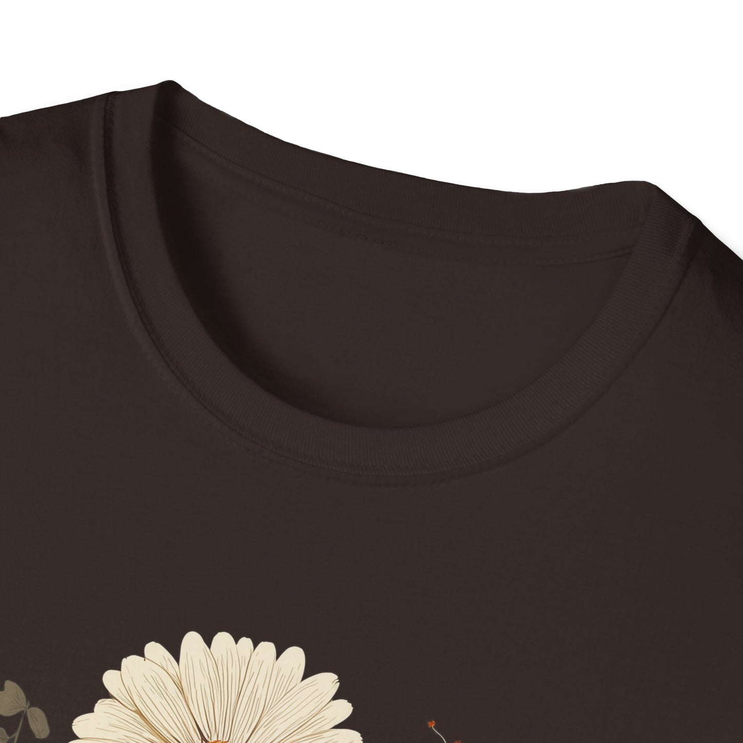 Autumn Harvest Floral Pumpkin Unisex T-Shirt