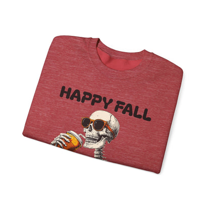 Happy Fall Skeleton Crewneck Sweatshirt, Halloween Apparel, Fall Fashion, Unisex Cozy Sweatshirt, Gift for Pumpkin Lovers, Spooky [...]