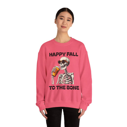 Happy Fall Skeleton Crewneck Sweatshirt, Halloween Apparel, Fall Fashion, Unisex Cozy Sweatshirt, Gift for Pumpkin Lovers, Spooky [...]