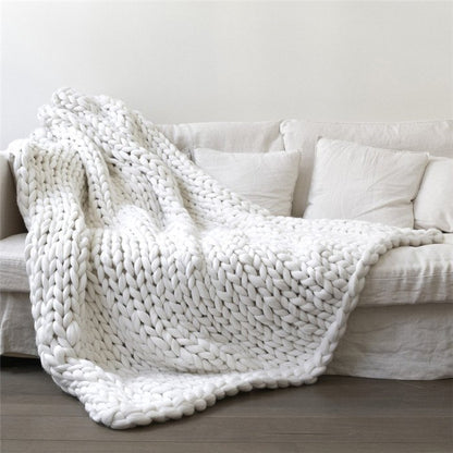 Cozy Feeling Knit Blanket