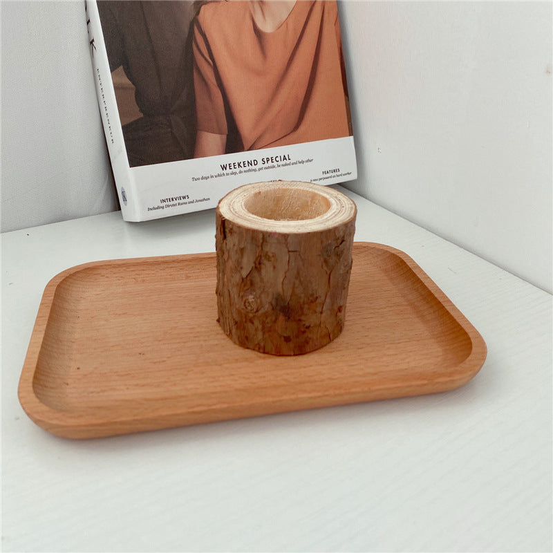 Rustic Pinecone Candlestick Holder – Fall Crafts & Holiday Table Decoration