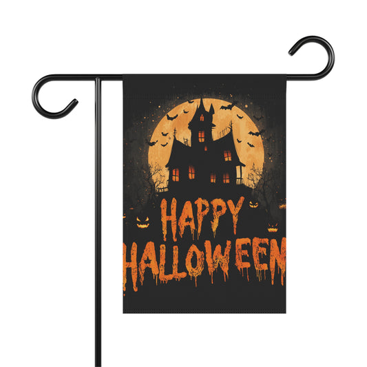 Halloween Garden Banner, Spooky Outdoor Decor, Party & Home Decoration, Yard Sign for Fall Celebrations, Seasonal Greetings