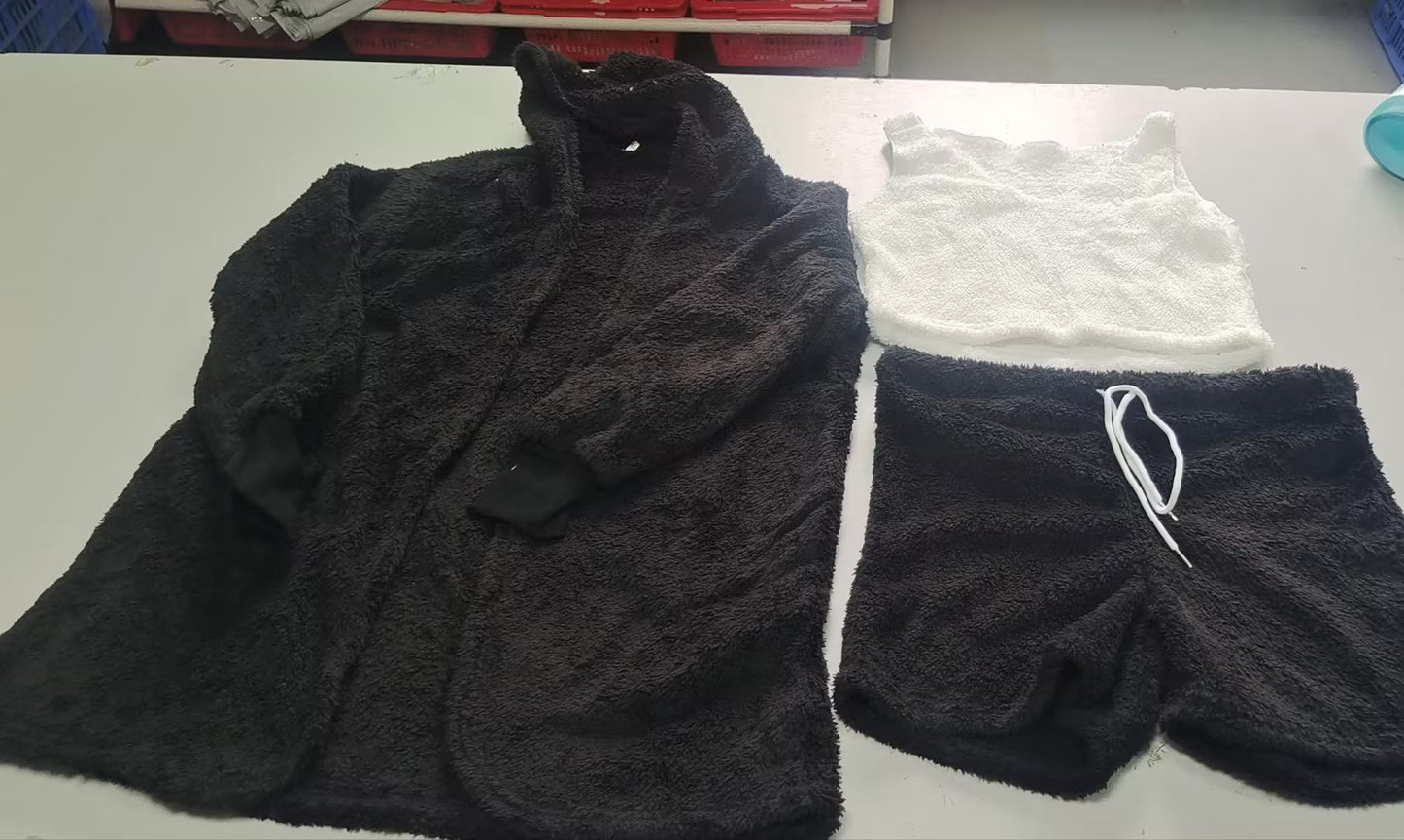 The Cozy Lounge Set – 3pc Fall Pajama & Loungewear Outfit