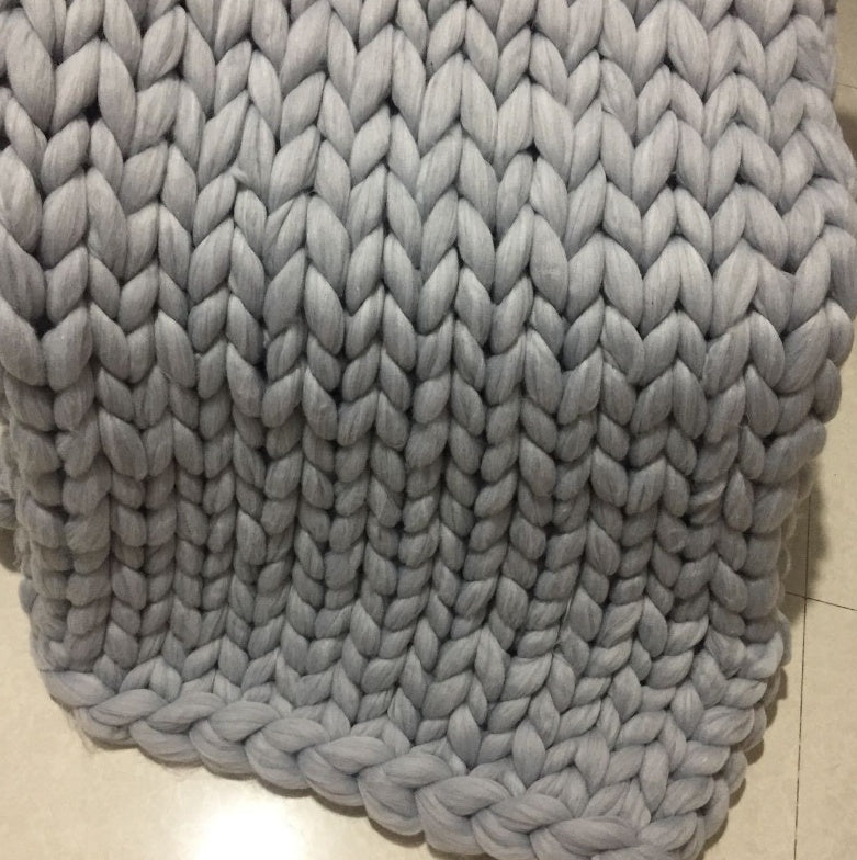 Cozy Feeling Knit Blanket