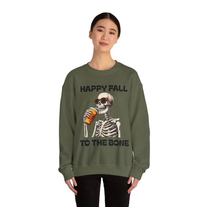 Happy Fall Skeleton Crewneck Sweatshirt, Halloween Apparel, Fall Fashion, Unisex Cozy Sweatshirt, Gift for Pumpkin Lovers, Spooky [...]