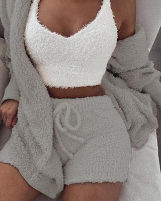 The Cozy Lounge Set – 3pc Fall Pajama & Loungewear Outfit