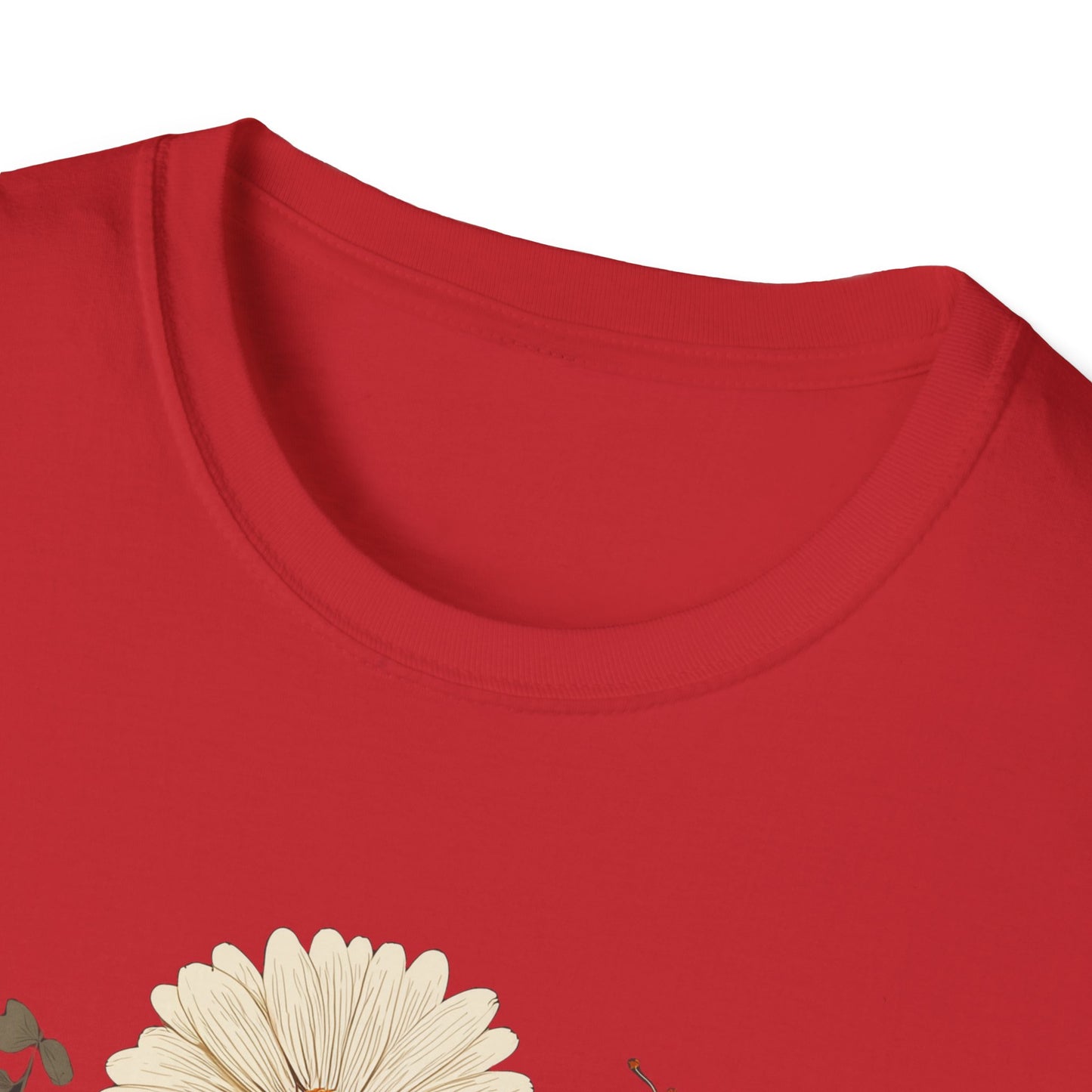 Autumn Harvest Floral Pumpkin Unisex T-Shirt