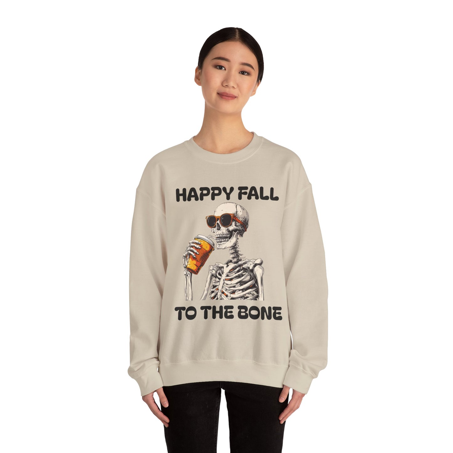 Happy Fall Skeleton Crewneck Sweatshirt, Halloween Apparel, Fall Fashion, Unisex Cozy Sweatshirt, Gift for Pumpkin Lovers, Spooky [...]
