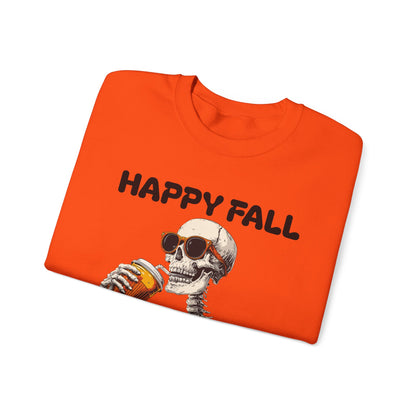 Happy Fall Skeleton Crewneck Sweatshirt, Halloween Apparel, Fall Fashion, Unisex Cozy Sweatshirt, Gift for Pumpkin Lovers, Spooky [...]