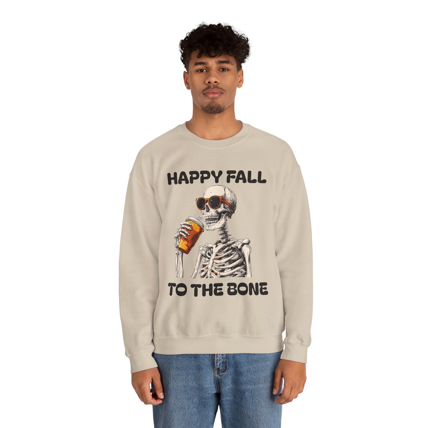 Happy Fall Skeleton Crewneck Sweatshirt, Halloween Apparel, Fall Fashion, Unisex Cozy Sweatshirt, Gift for Pumpkin Lovers, Spooky [...]