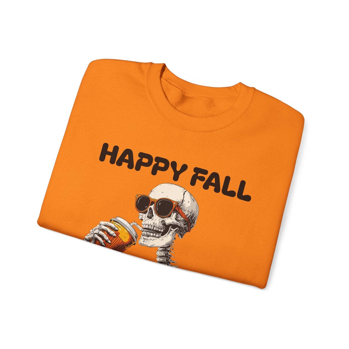 Happy Fall Skeleton Crewneck Sweatshirt, Halloween Apparel, Fall Fashion, Unisex Cozy Sweatshirt, Gift for Pumpkin Lovers, Spooky [...]