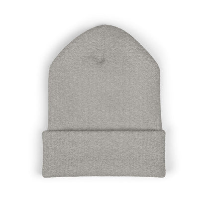 Cozy Embroidered Cuffed Beanie - Warm Winter Hat, Unisex Knit Cap, Cute Fall Fashion, Gift for Nature Lovers, Casual Everyday Wear