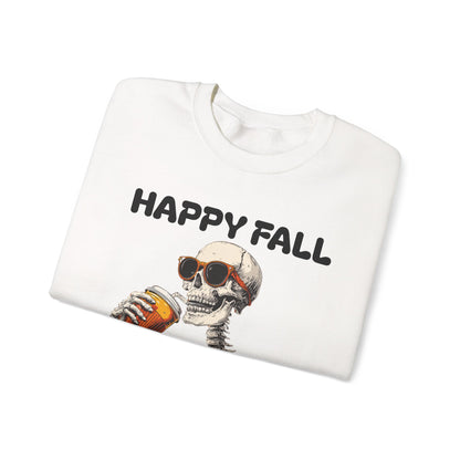 Happy Fall Skeleton Crewneck Sweatshirt, Halloween Apparel, Fall Fashion, Unisex Cozy Sweatshirt, Gift for Pumpkin Lovers, Spooky [...]