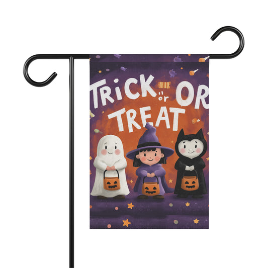 Halloween Garden Banner, Trick or Treat Outdoor Decor, Festive Yard Sign, Fall Celebration Decoration, Spooky House Warming Gift