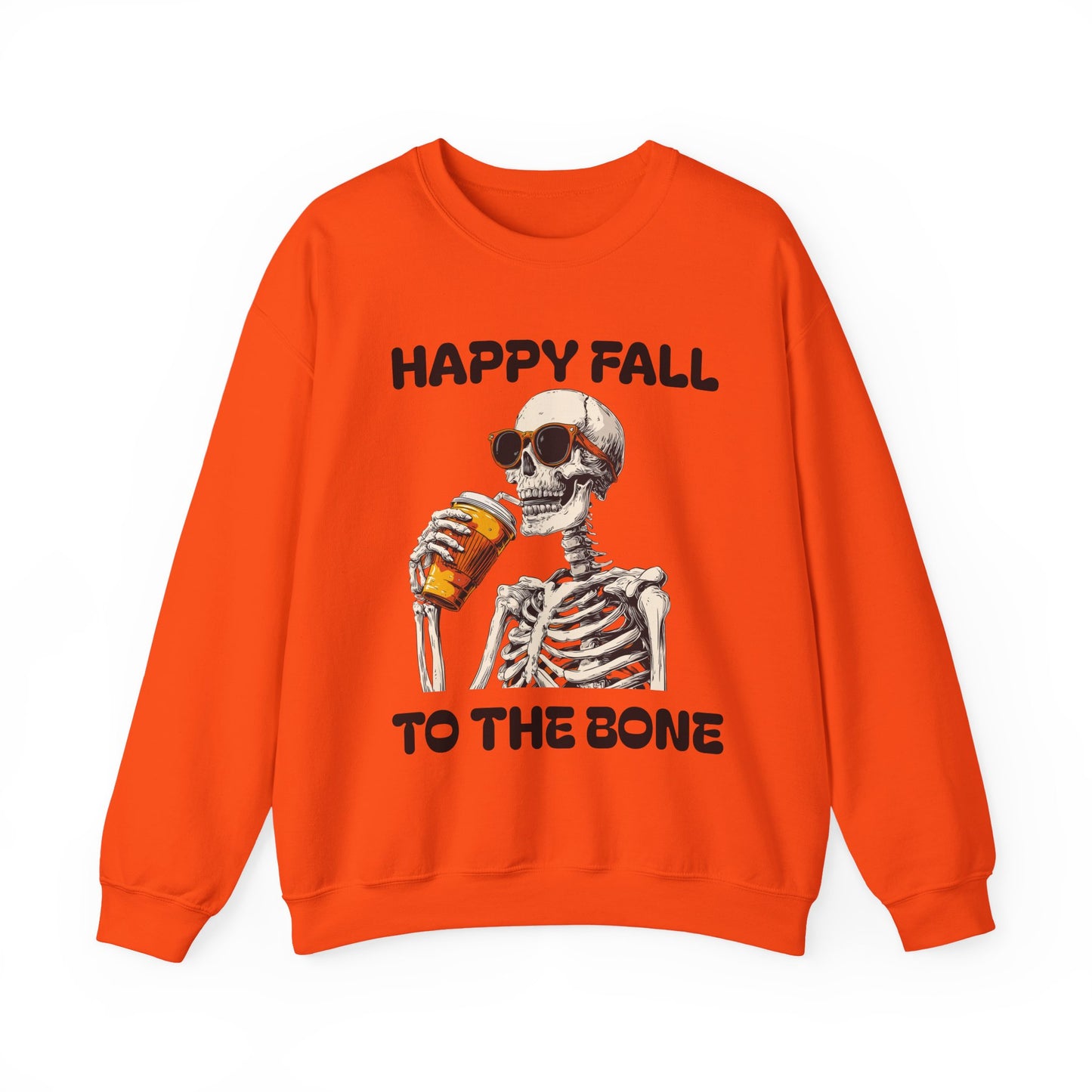 Happy Fall Skeleton Crewneck Sweatshirt, Halloween Apparel, Fall Fashion, Unisex Cozy Sweatshirt, Gift for Pumpkin Lovers, Spooky [...]